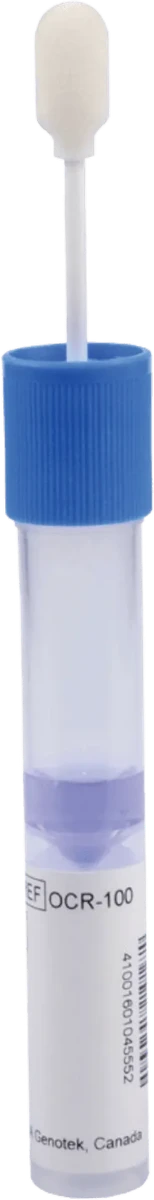ORAcollect assisted saliva collection device